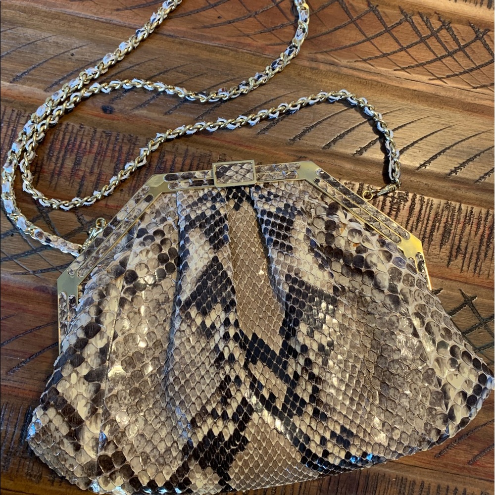 Vintage Snake Skin shoulder bag
